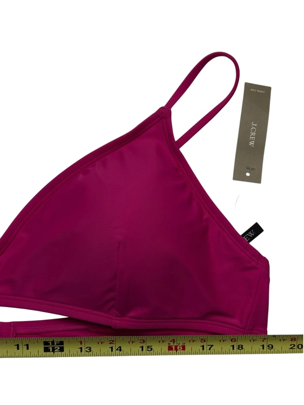 NWT J.Crew Radiant Fuchsia Bikini Set 2-Piece Top 2X Bottom 2X BC112 BC114